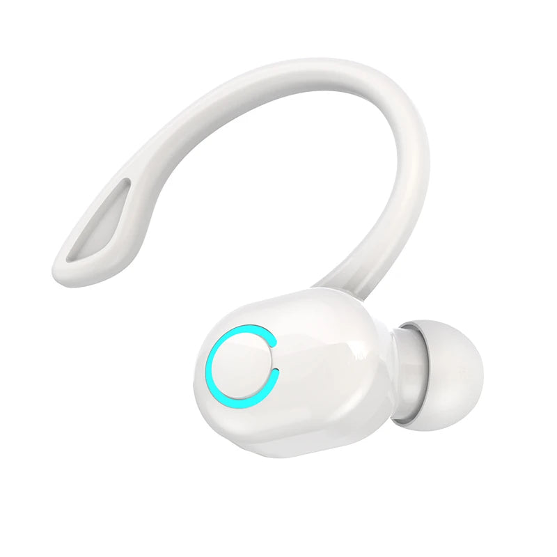AeroBass Hook – Auriculares Bluetooth Deportivos con Gancho, Graves Potentes y Micrófono HD