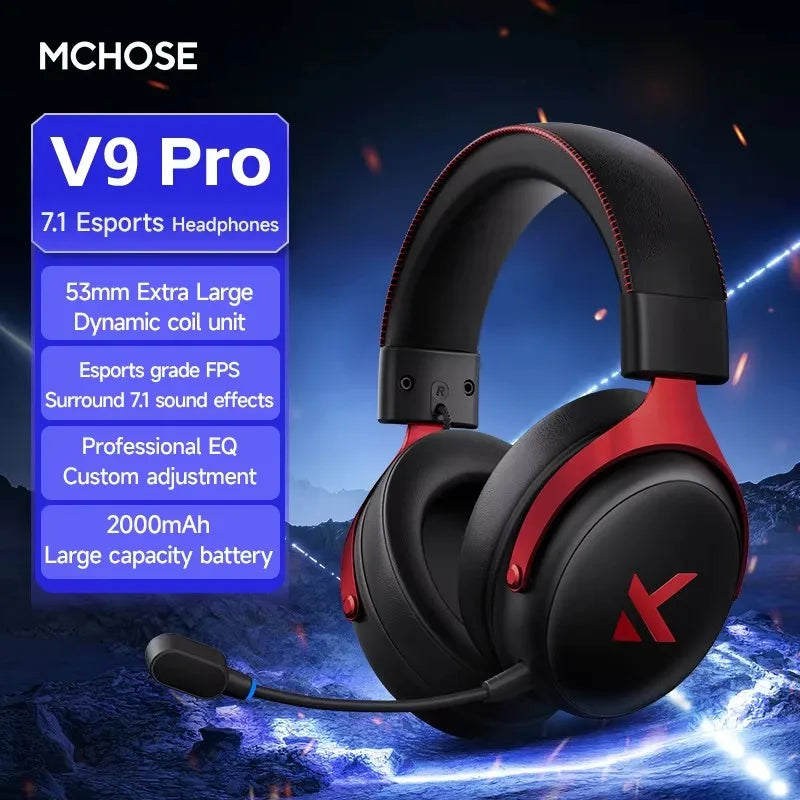 MCHOSE V9 Pro Headphones para PC y Consola