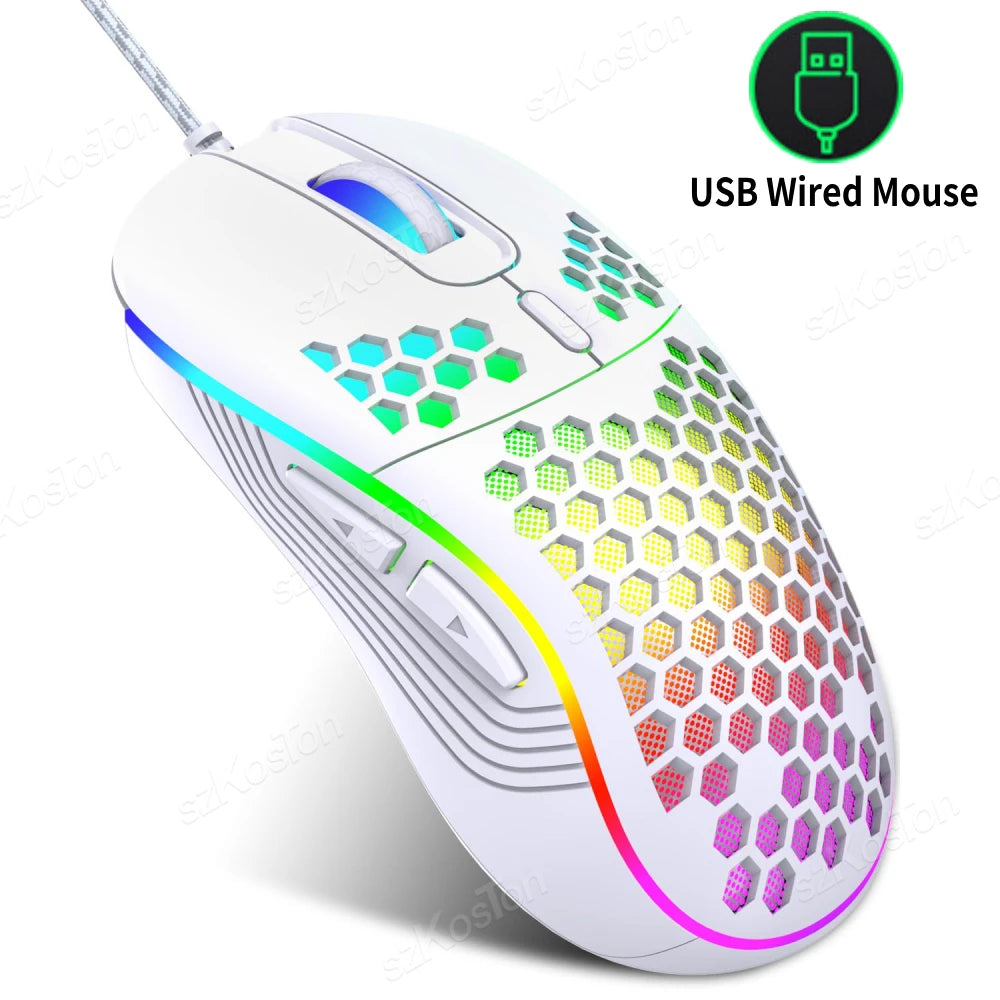 Mouse Gamer Wired con Diseño Cómodo y Alta Precisión