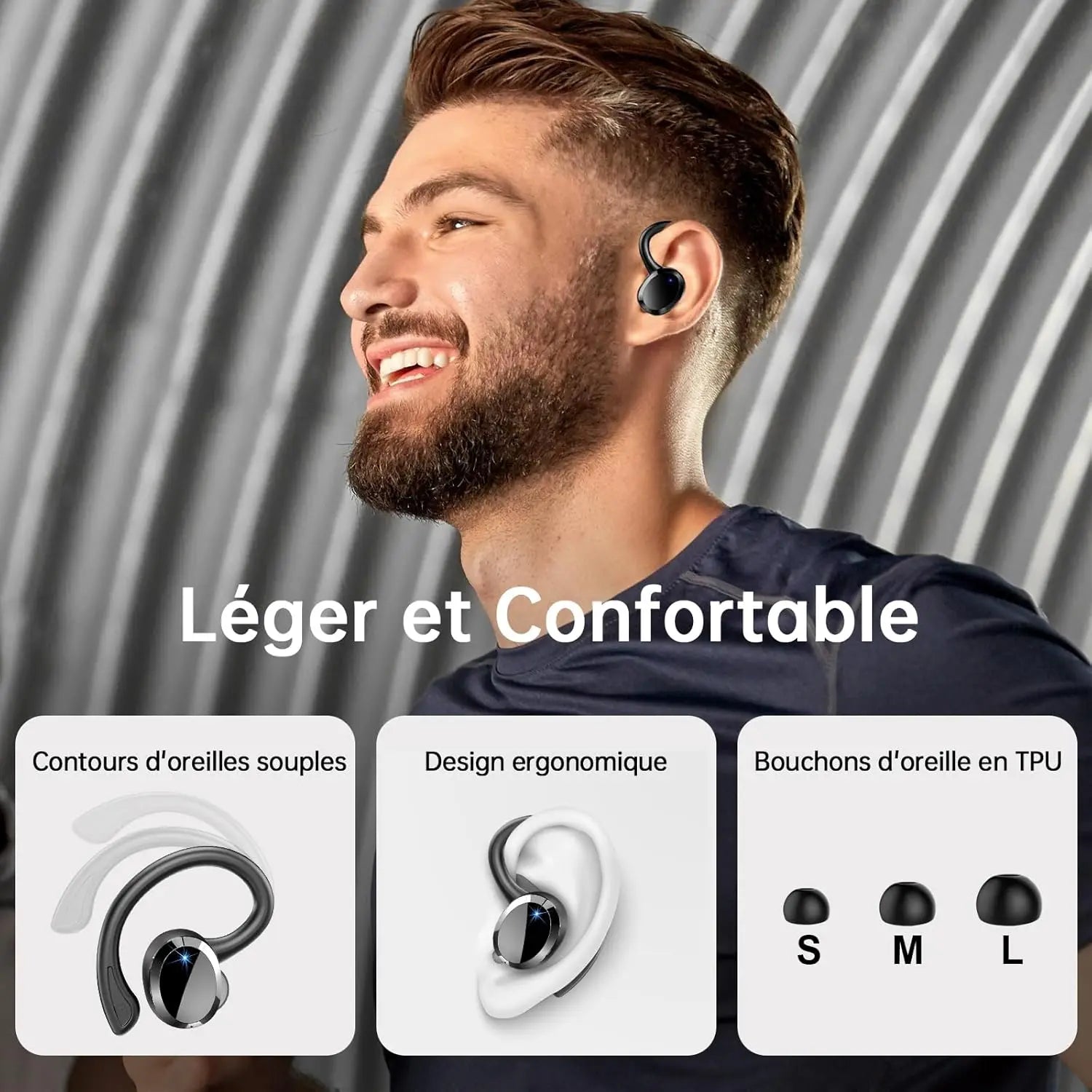 NeoSound 50 – Auriculares Bluetooth 5.4 Sport Inalámbricos
