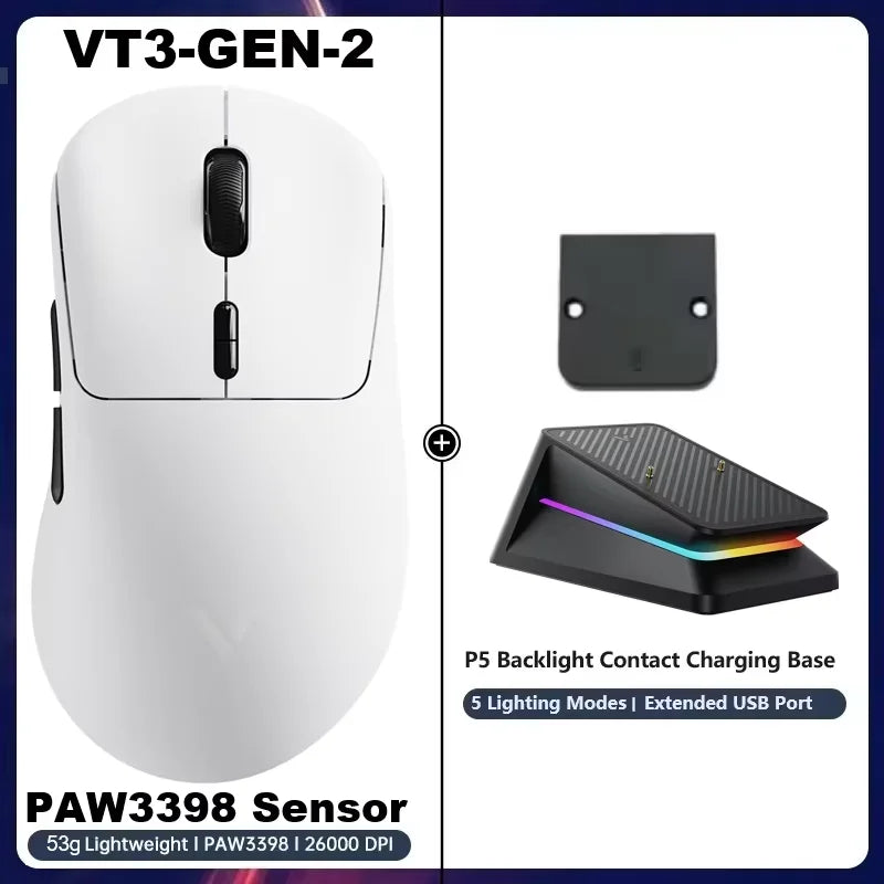 Mouse Gaming Profesional Rapoo VT3Pro 59g Ultra Ligero