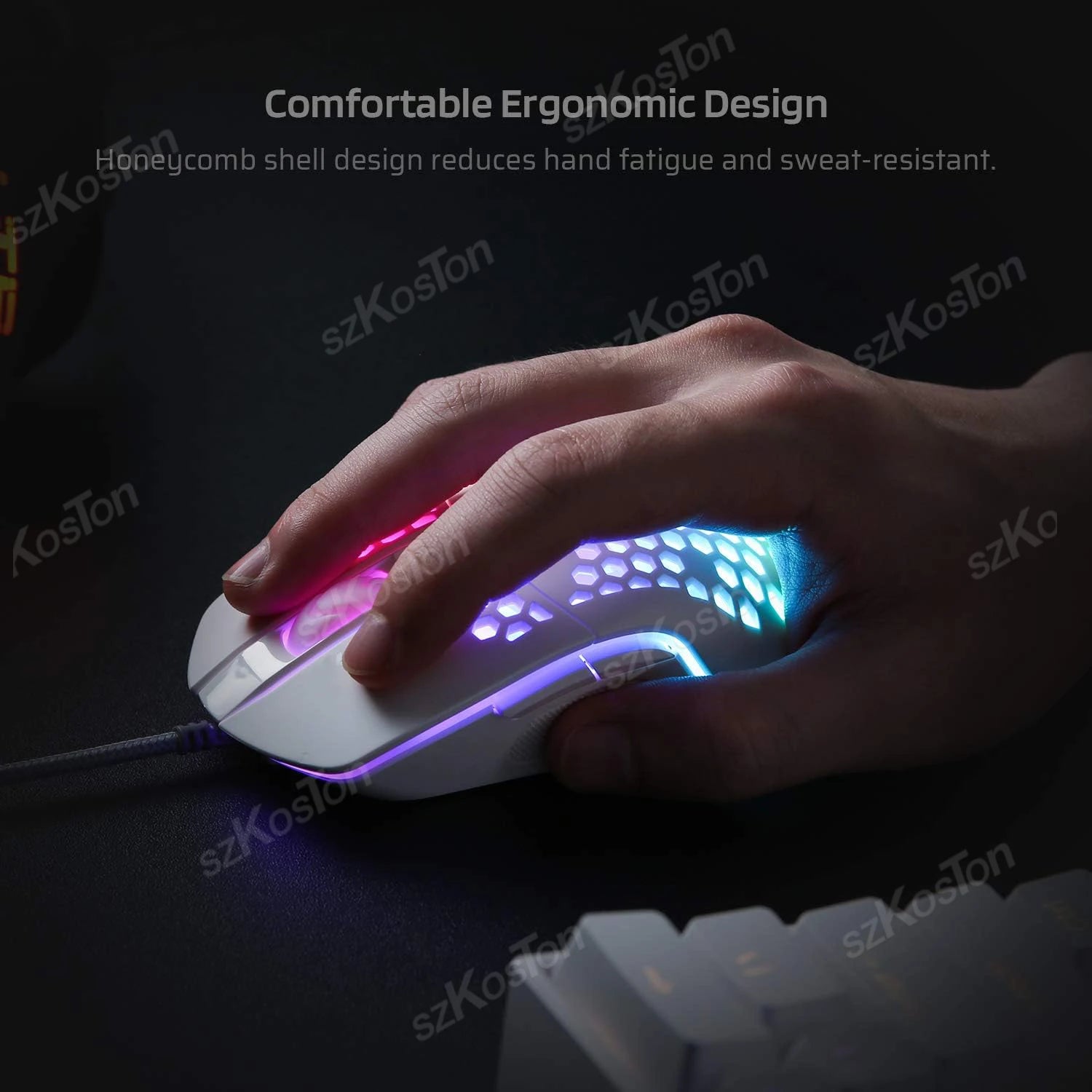 Mouse Gamer Wired con Diseño Cómodo y Alta Precisión