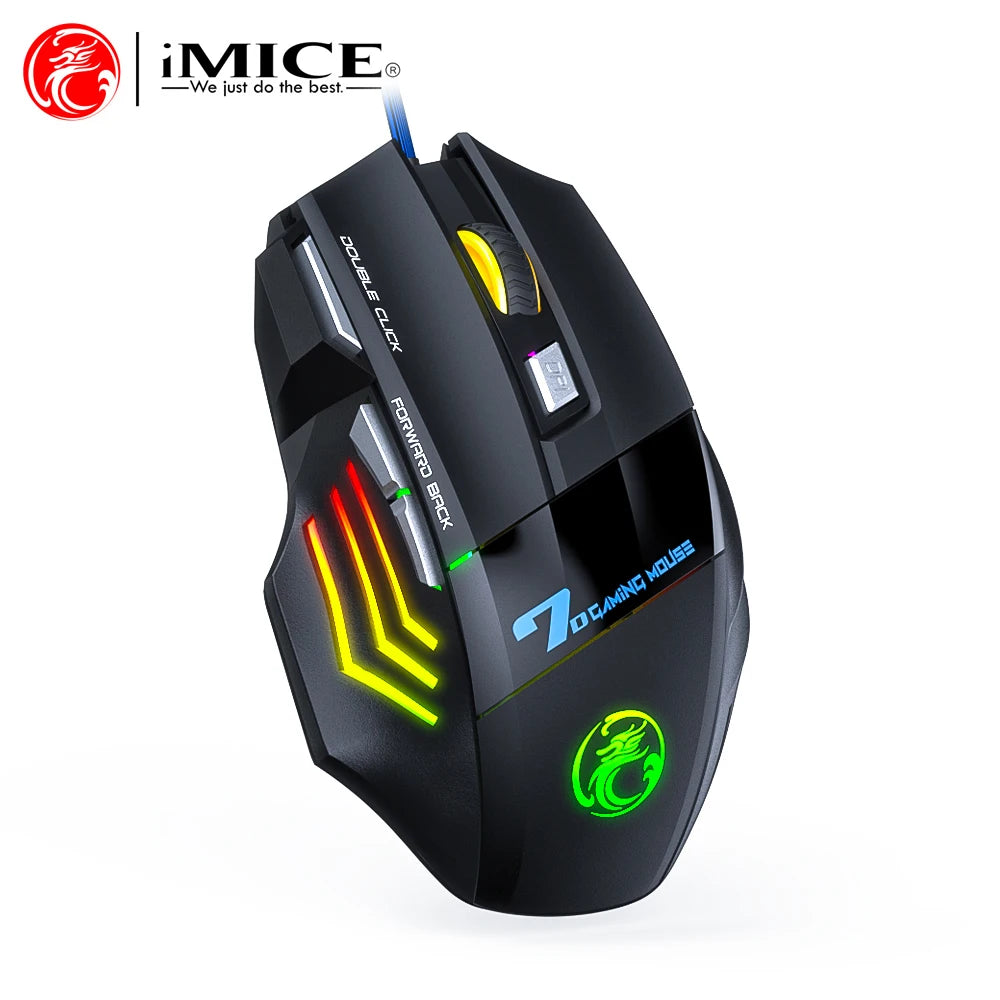 TitanGlow RGB – Combo Gamer de Teclado y Mouse con Iluminación LED para PC y Laptop