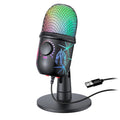 StudioMonitor RGB – Mic USB con Cancelación de Ruido y Jack