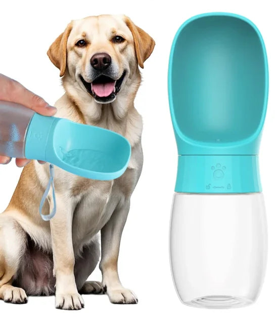 Botella portátil de agua para perros