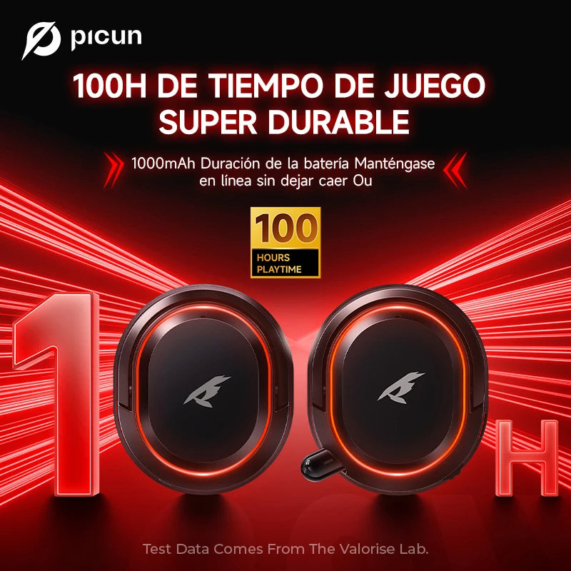 Picun G2 Auriculares Gaming Inalámbricos 7.1