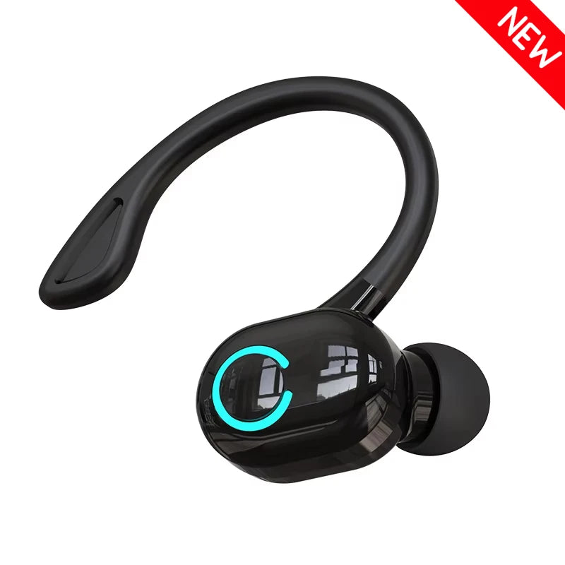 AeroBass Hook – Auriculares Bluetooth Deportivos con Gancho, Graves Potentes y Micrófono HD